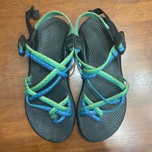 Blue and Green Women’s Chaco